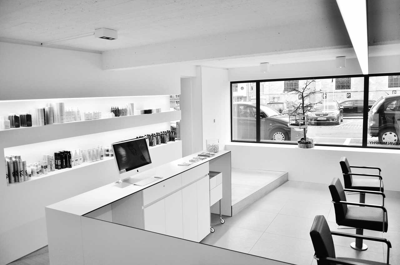 Interieur van het salon